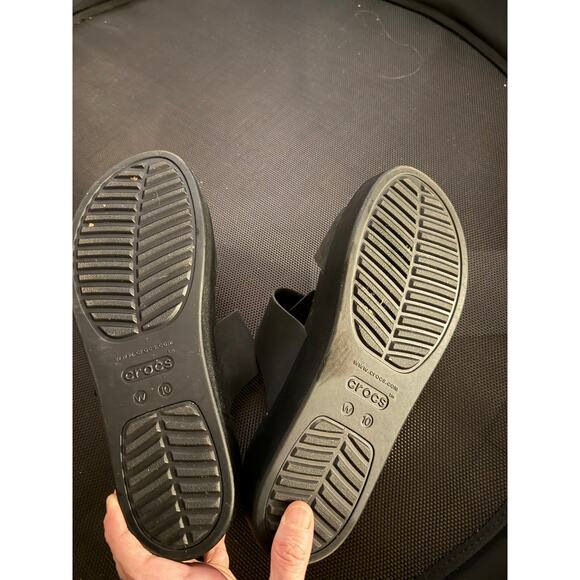 Women's Double Strap Crocs Sandals, Size 10 GUC - Picture 4 of 4